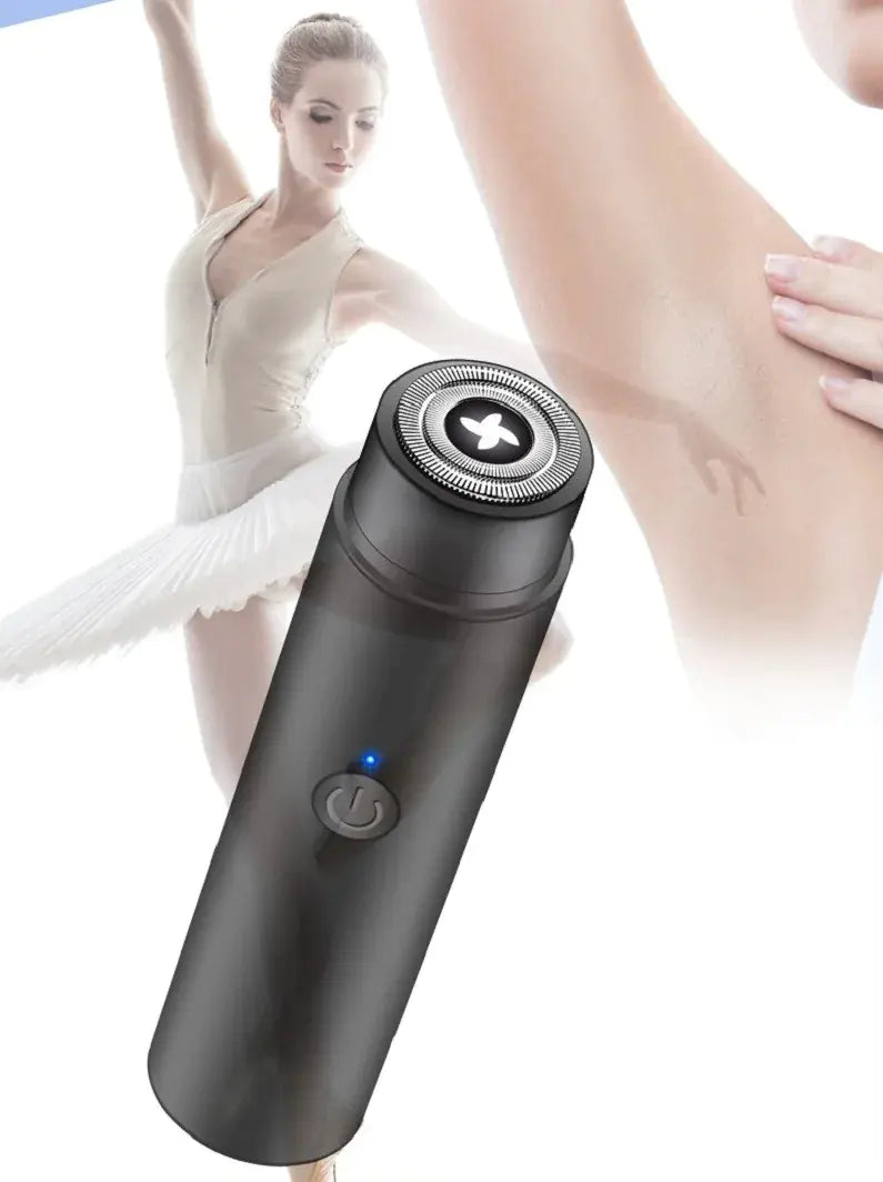 Portable Mini Epilator Electric Shaver Razor - USB Rechargeable