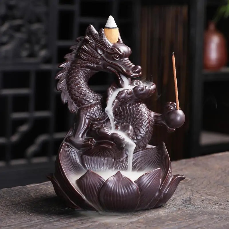 Ceramic Dragon Incense Burner