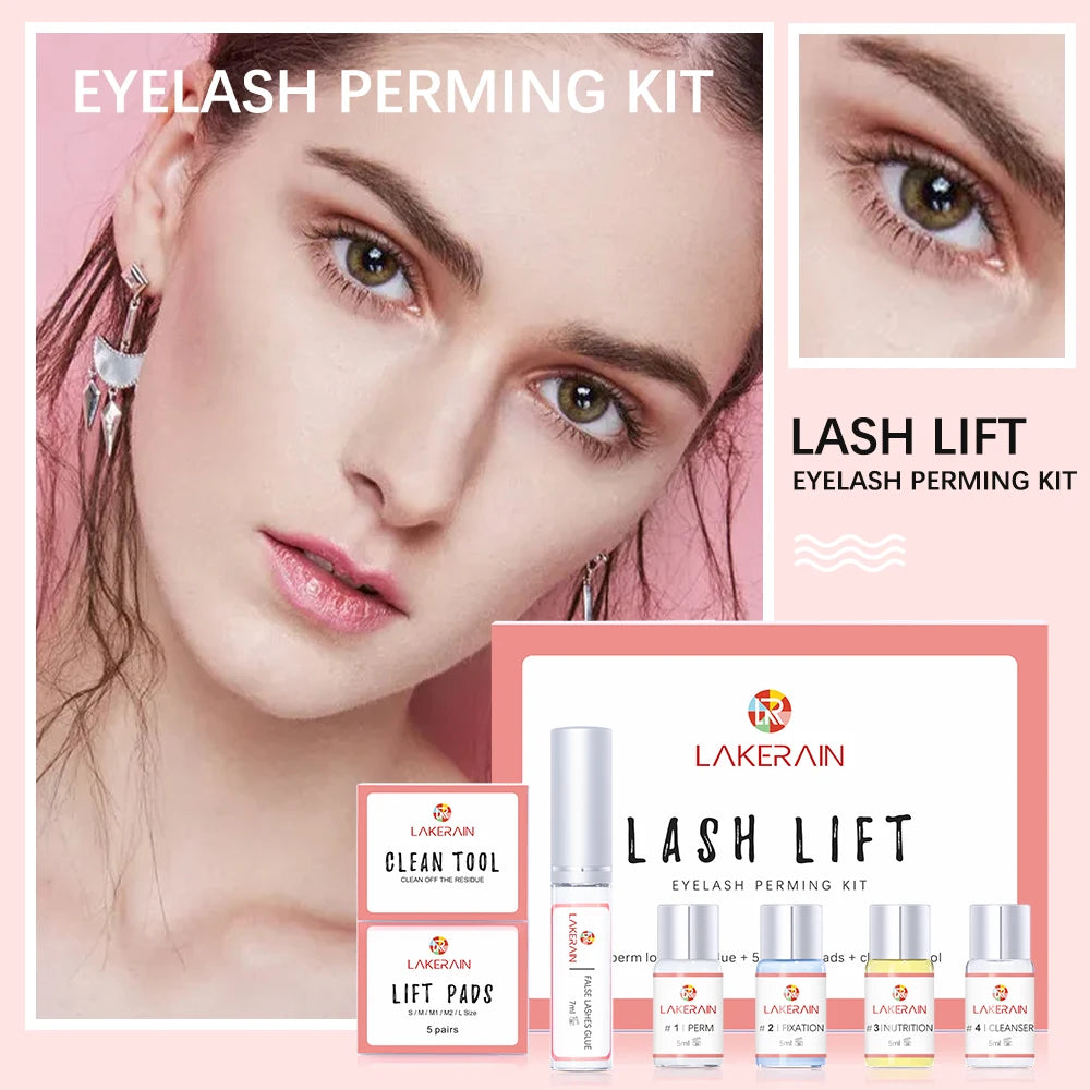 Nouveau kit de lifting des cils Long Lasting Eyelash Lifting Perming Lotion Fixation Glue Curly Lasher Beauty Salon Home Use Pro Kit