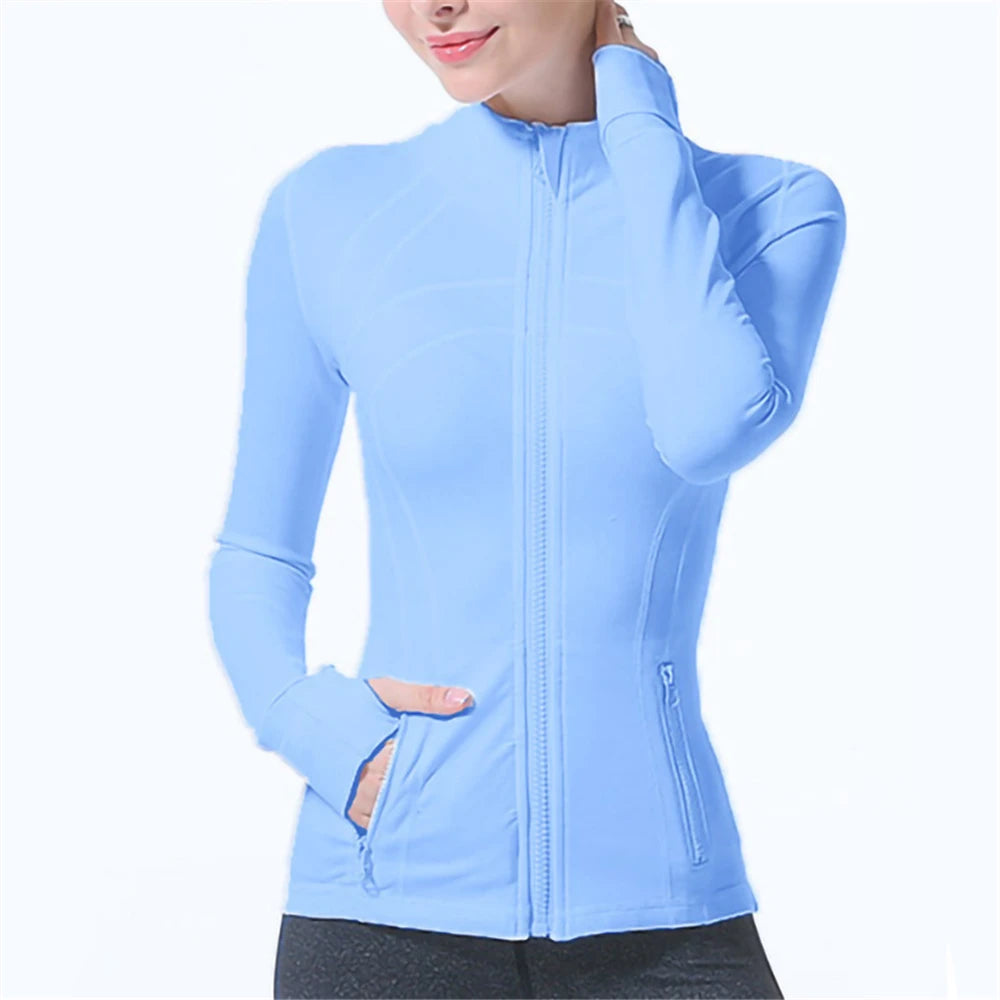 Women's Tracksuit Cycling Clothing, Female Windbreaker with Thumb Holes, Joggers, Gym Jacket, Sport Woman Sportswear, 2024