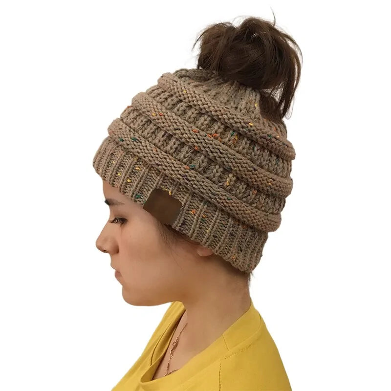 Warm Ponytail Beanie